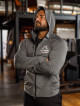 Sweat à capuche K085 gris MITARE PRO MAN