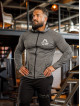 Felpa con cappuccio K085 grigio MITARE PRO MAN