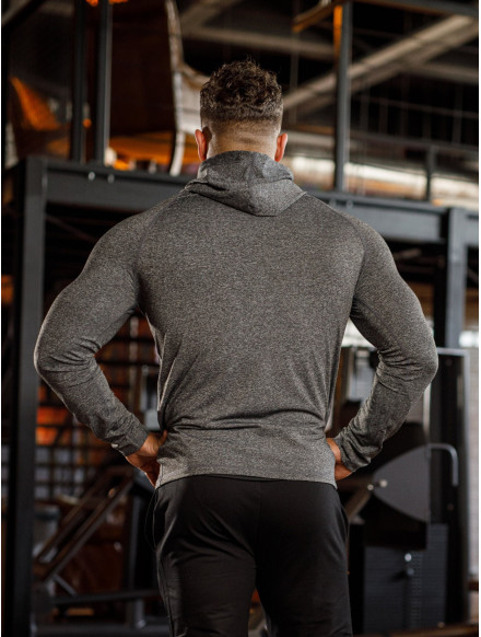 Sweat à capuche K085 gris MITARE PRO MAN 2