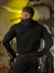 Hooded sweatshirt K086 black MITARE PRO MAN