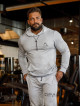 Bluza z kapturem K088 jasnoszara MITARE PRO MAN