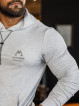 Sweat à capuche K088 gris clair MITARE PRO MAN
