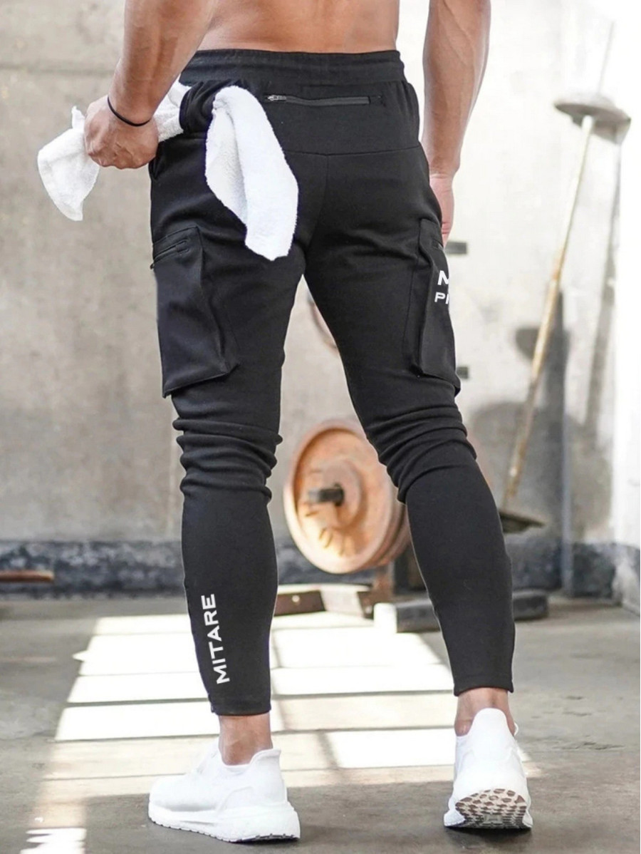 Joggers pants K102 black MITARE PRO MAN