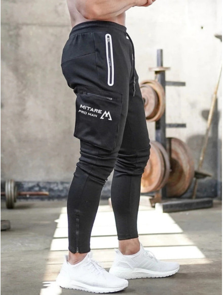 Joggers pants K102 black MITARE PRO MAN