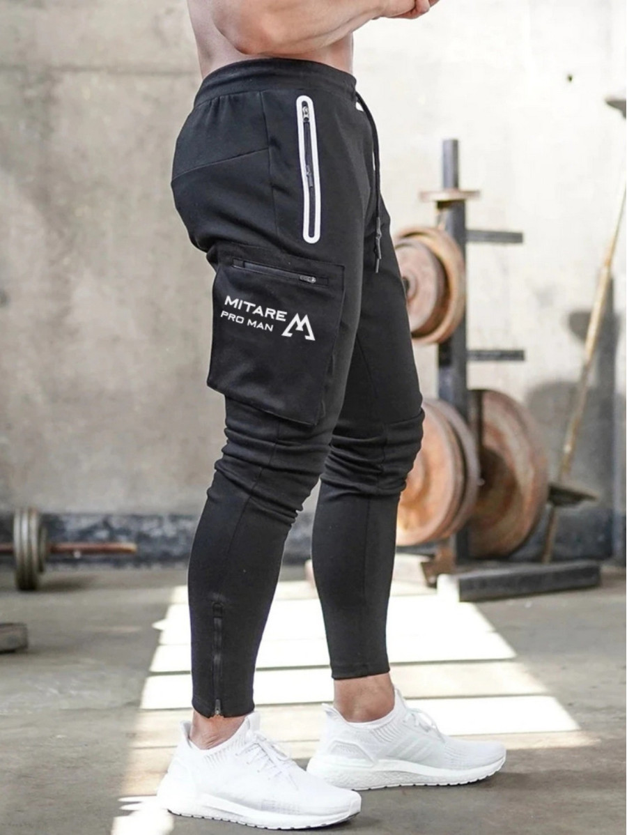 Joggers pants K102 black MITARE PRO MAN