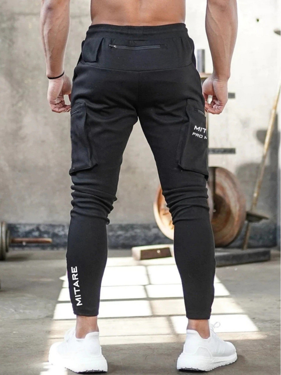 Pantaloni da jogging K102 neri MITARE PRO MAN