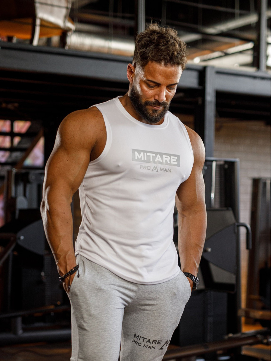 Débardeur K092 blanc MITARE PRO MAN