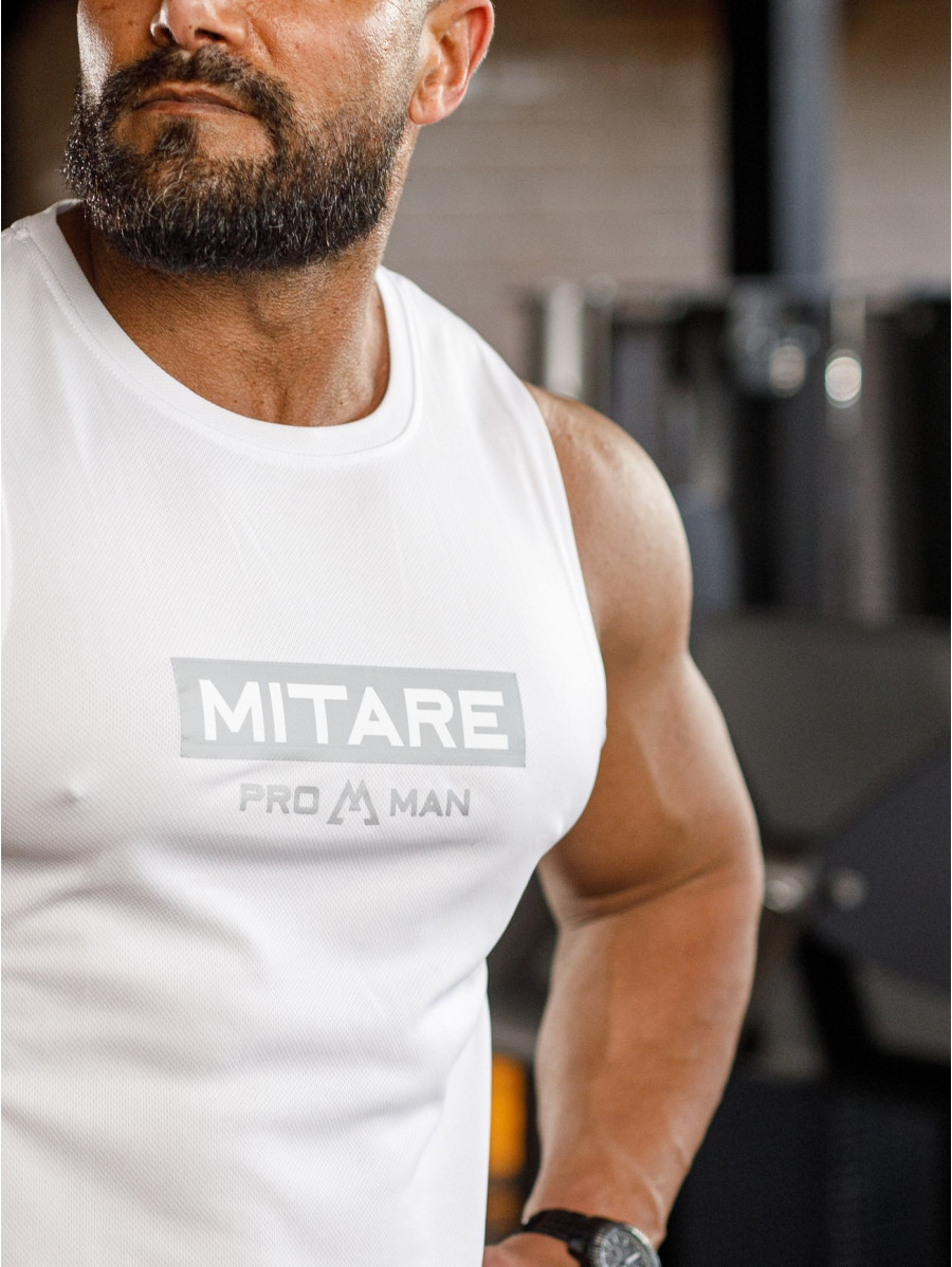 Débardeur K092 blanc MITARE PRO MAN