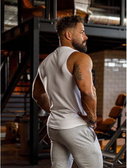 Tank top K092 white MITARE PRO MAN 2