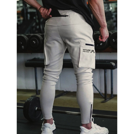Pantalon de jogging K102 gris clair MITARE PRO MAN