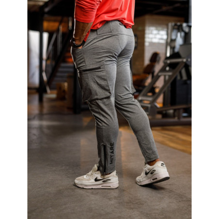 Spodnie joggery K102 ciemnoszare MITARE PRO MAN