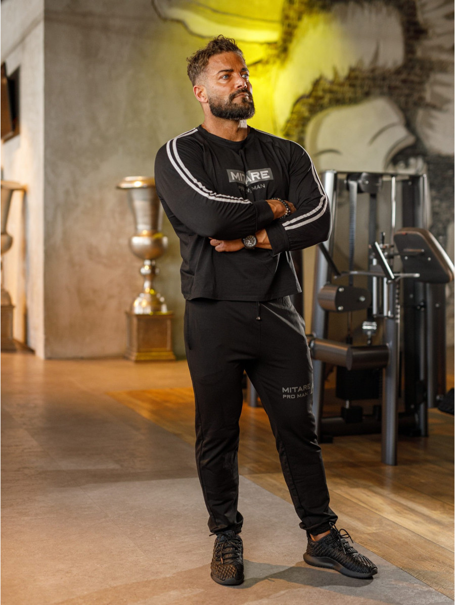 Long sleeve T-shirt K090 black MITARE PRO MAN