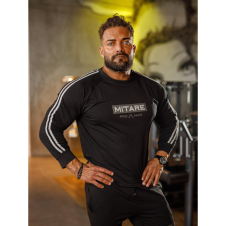 T-shirt manica lunga K090 nera MITARE PRO MAN