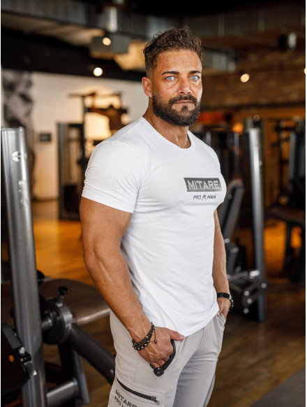 T-shirt K093 white MITARE PRO MAN 2