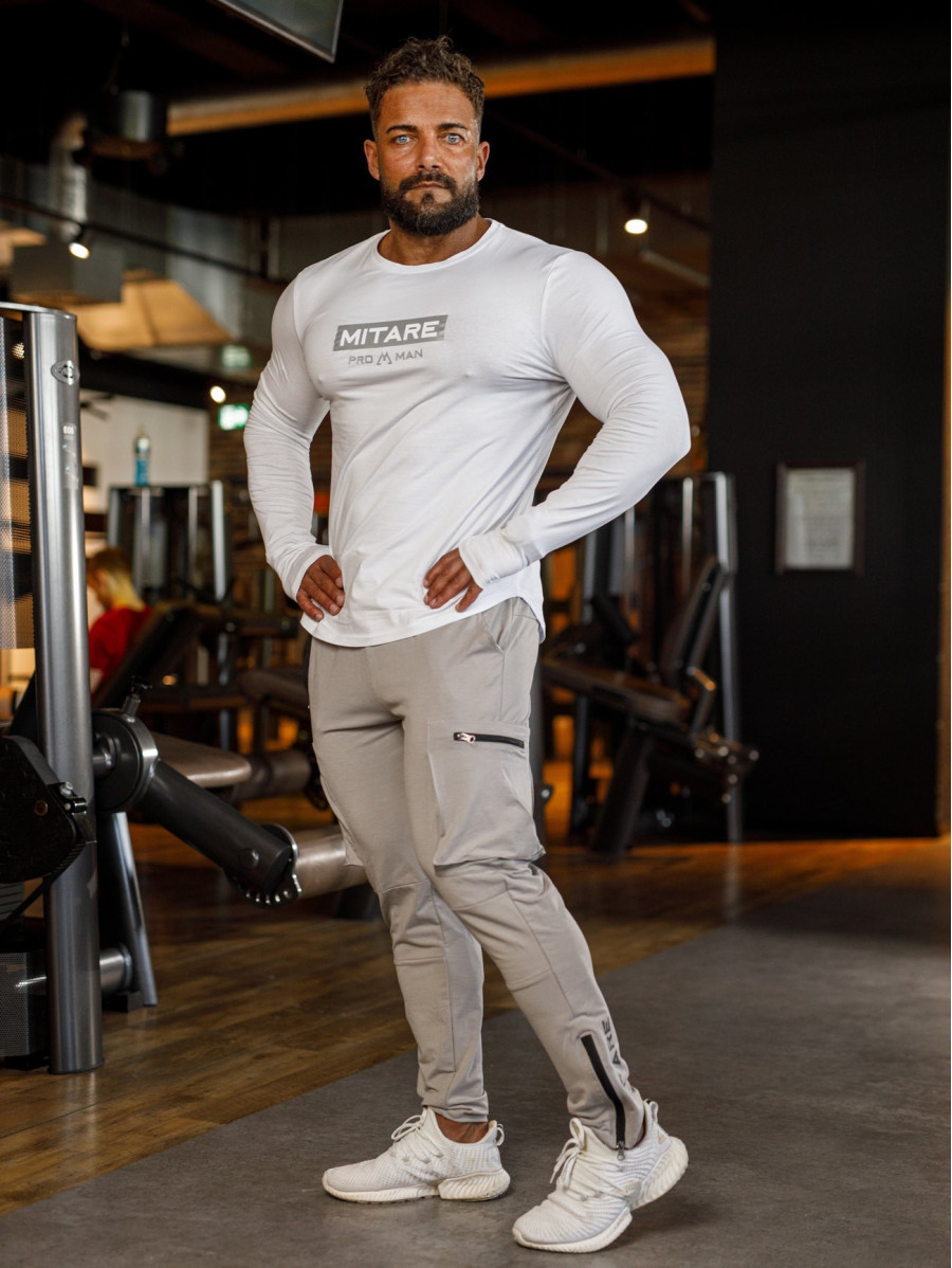 T-shirt manches longues K094 blanc MITARE PRO MAN