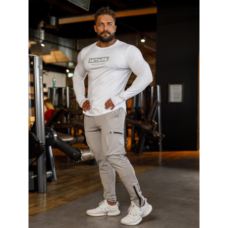 T-shirt manica lunga K094 bianco MITARE PRO MAN