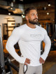 Long sleeve T-shirt K094 white MITARE PRO MAN
