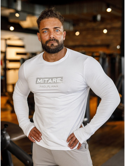 T-shirt manica lunga K094 bianco MITARE PRO MAN