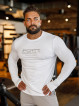 Langarm-T-Shirt K094 weiß MITARE PRO MAN