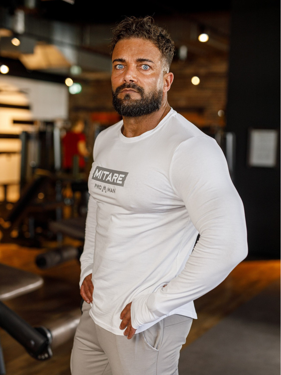 T-shirt manches longues K094 blanc MITARE PRO MAN