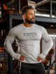 Langarm-T-Shirt K094 grau MITARE PRO MAN