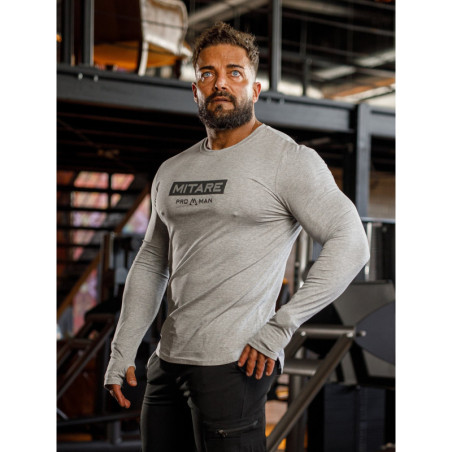 Camiseta manga larga K094 gris MITARE PRO MAN