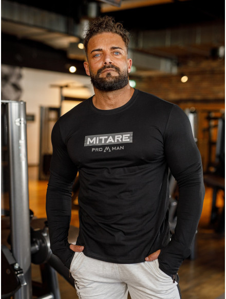 T-shirt manica lunga K094 nero MITARE PRO MAN