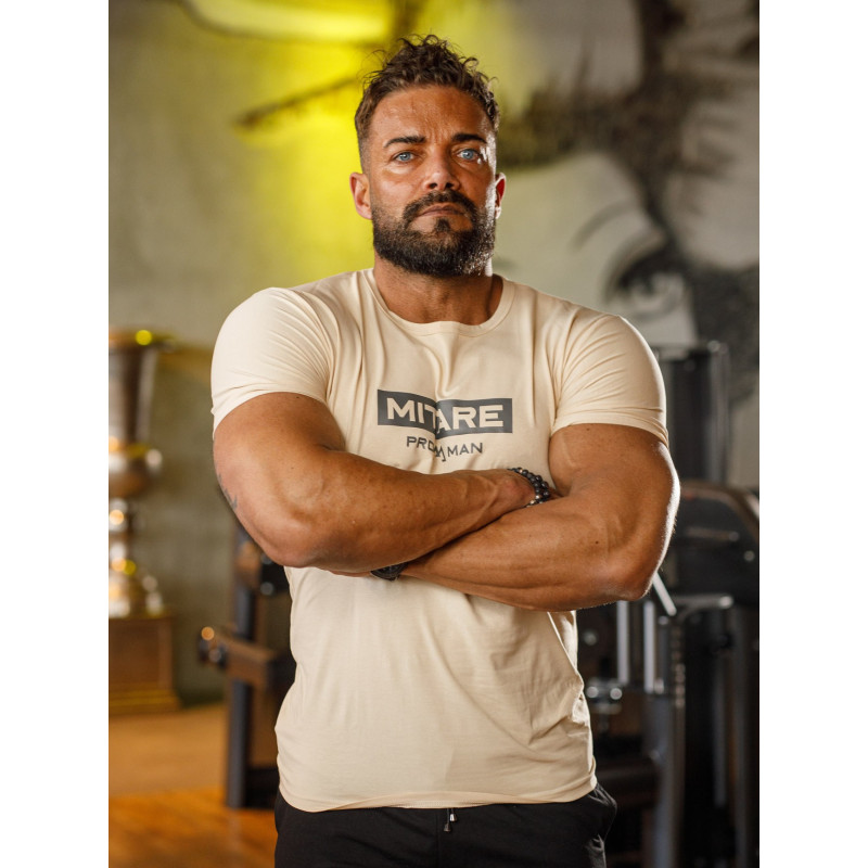 Tee shirt K093 beige MITARE PRO MAN