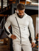 Sudadera con capucha K097 gris claro MITARE PRO MAN