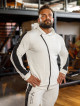 Sweat à capuche K097 gris clair MITARE PRO MAN