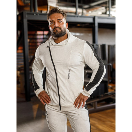 Bluza z kapturem K097 jasnoszara MITARE PRO MAN