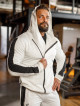 Sudadera con capucha K097 gris claro MITARE PRO MAN