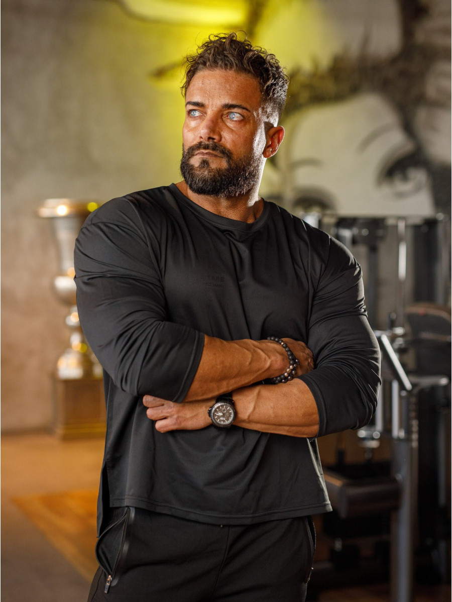T-shirt manches longues K101 noir MITARE PRO MAN