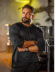 Langarm-T-Shirt K101 schwarz MITARE PRO MAN