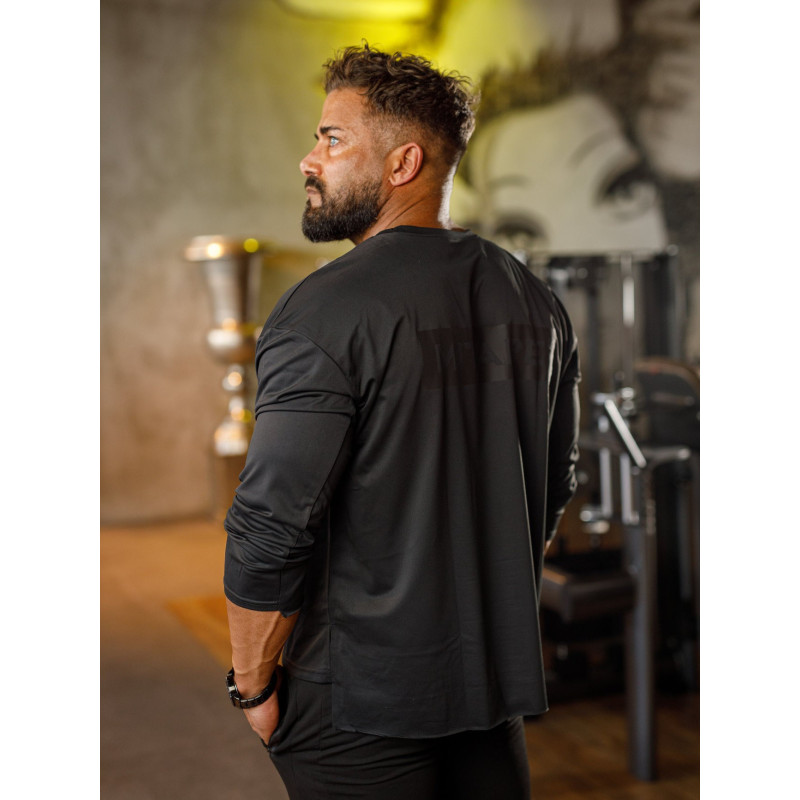 Long sleeve T-shirt K101 black MITARE PRO MAN