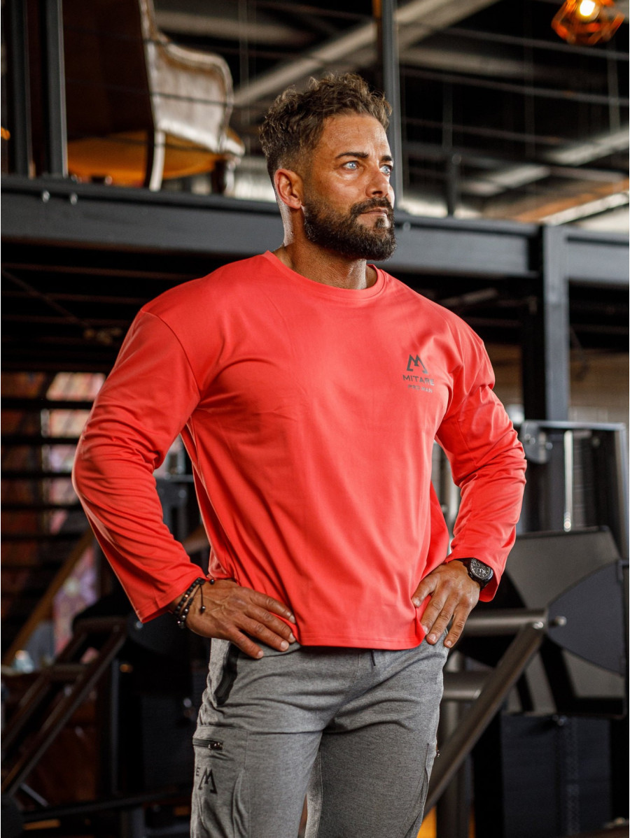 Langarm-T-Shirt K101fuchsie MITARE PRO MAN