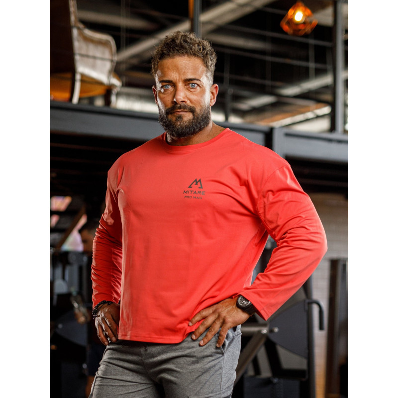Long sleeve T-shirt K101 fuchsia MITARE PRO MAN