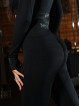 Nahtlose Leggings PUSH UP MAX K001 schwarz MITARE