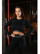 Nahtloses Crop Top PUSH UP MAX K084 schwarz MITARE
