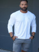 Long sleeve T-shirt K101 white MITARE PRO MAN