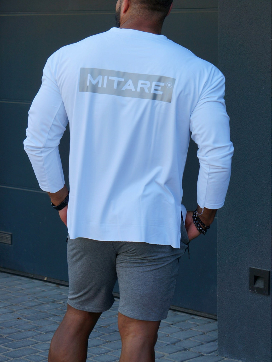 Langarm-T-Shirt K101weiß MITARE PRO MAN