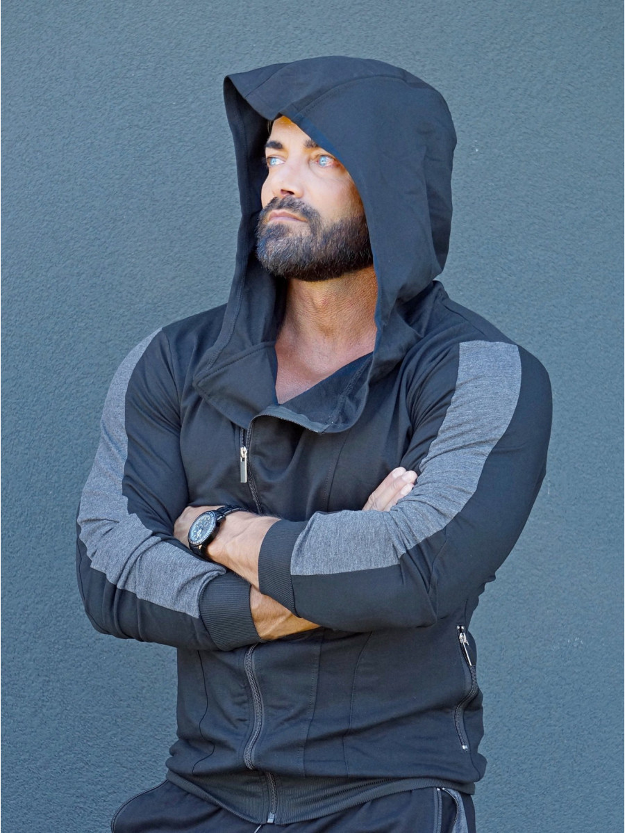 Sudadera con capucha K097 negro MITARE PRO MAN