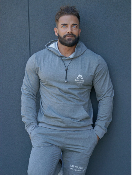 Bluza z kapturem K088 ciemnoszara MITARE PRO MAN