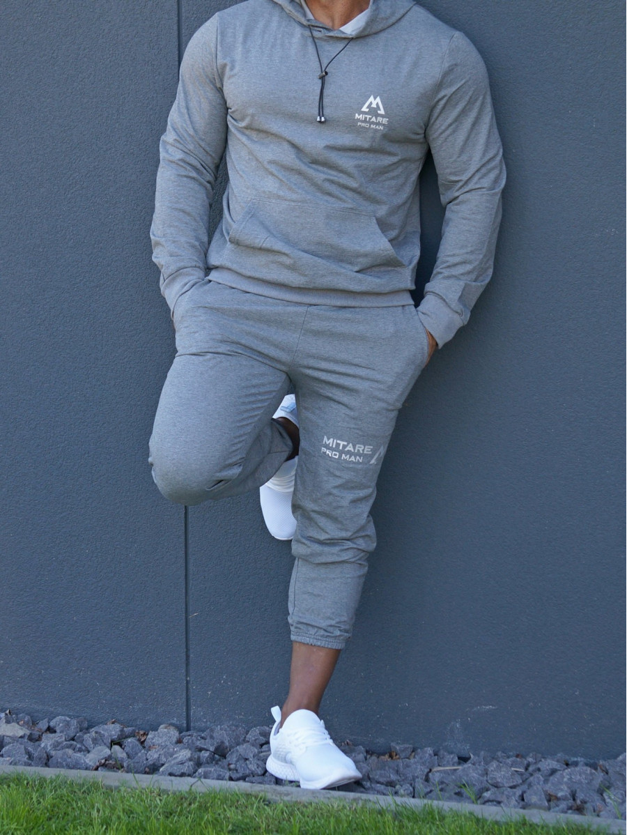 Sweat à capuche K088 gris foncé MITARE PRO MAN