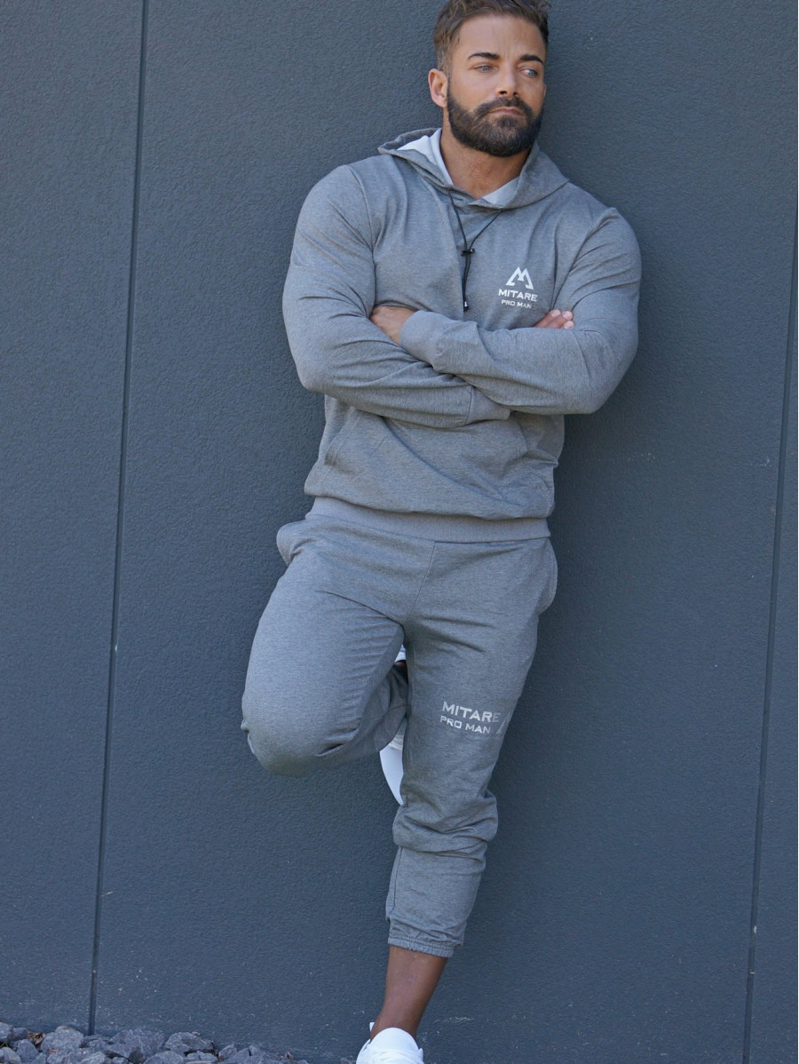 Hooded sweatshirt K088 dark gray MITARE PRO MAN