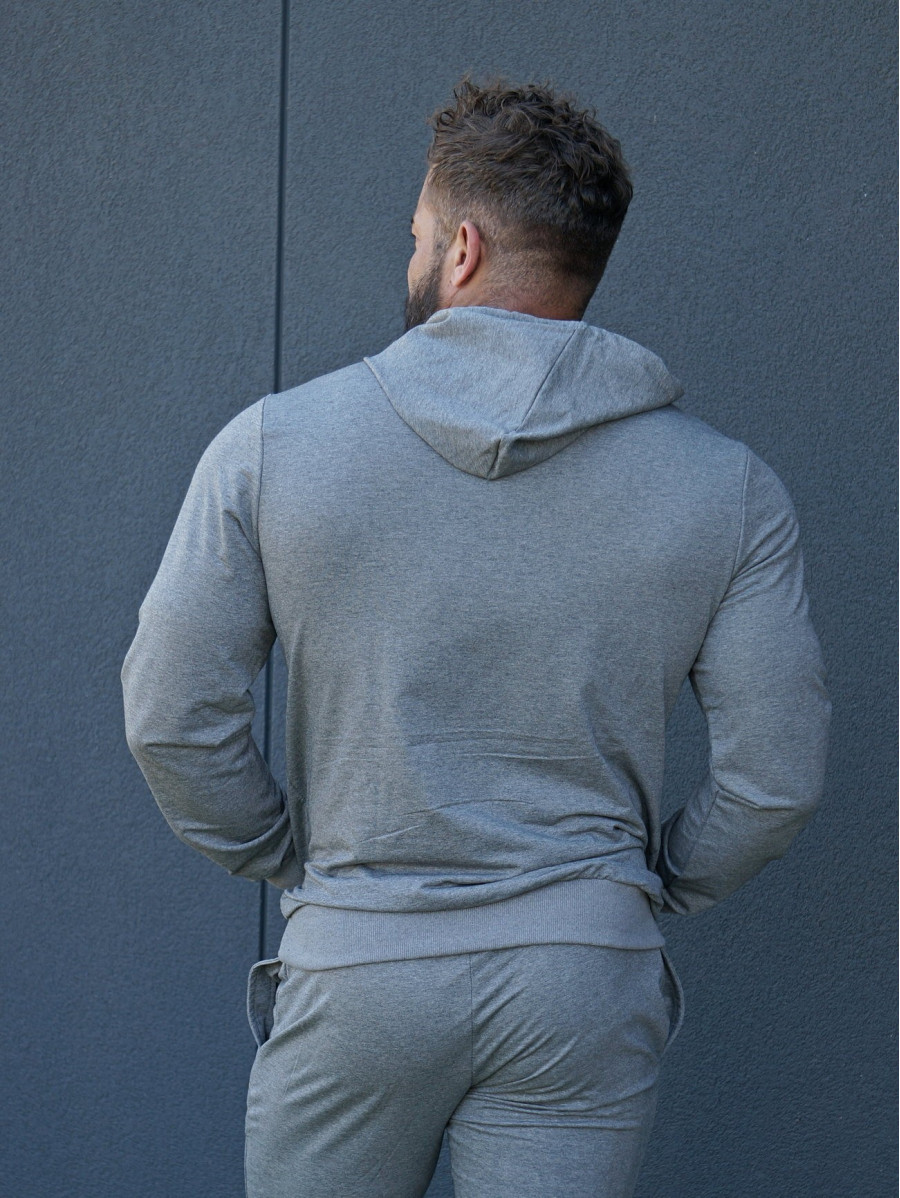 Hooded sweatshirt K088 dark gray MITARE PRO MAN