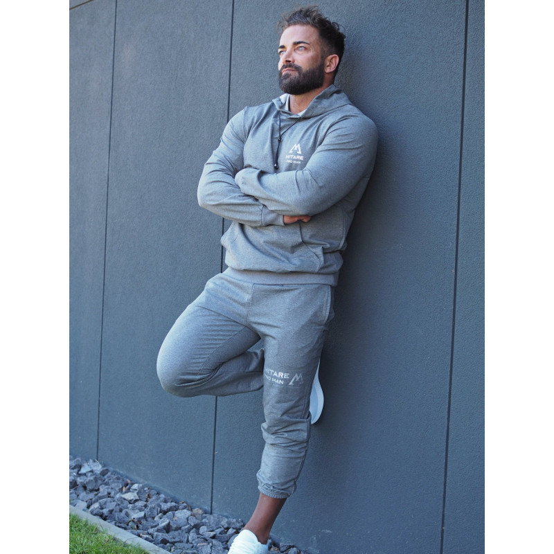Hooded sweatshirt K088 dark gray MITARE PRO MAN