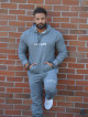 Kapuzenpullover K103 dunkelgrau MITARE PRO MAN