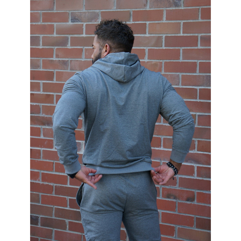 Kapuzenpullover K103 dunkelgrau MITARE PRO MAN