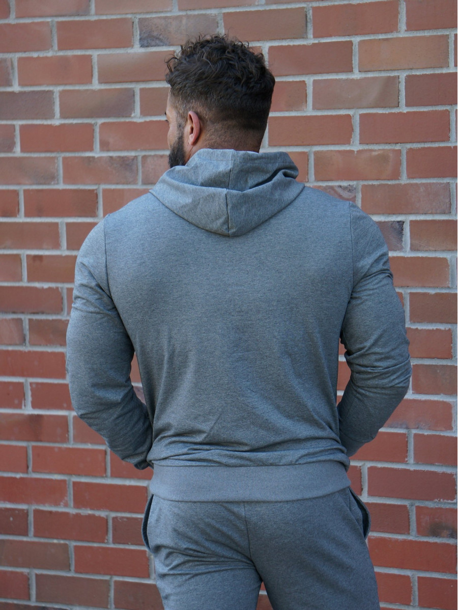 Hooded sweatshirt K103 dark gray MITARE PRO MAN